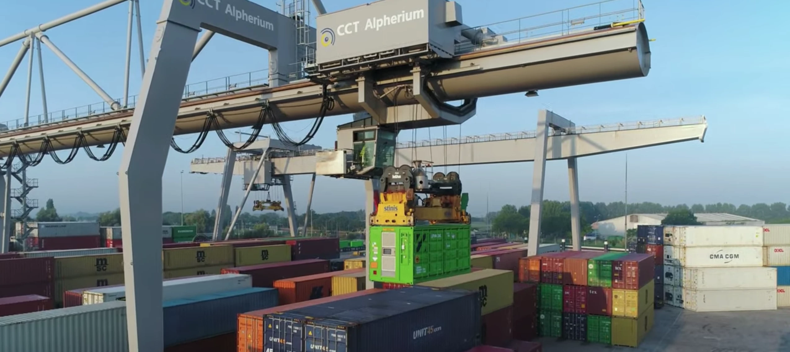 ZES's energy packs are standard shipping containers that can be swapped in and out in 15 minutes