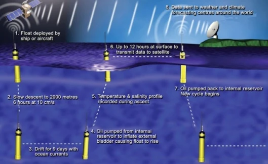 The Argo cycle: helping understand climate change through ocean forecasting system's like Australia's BLUElink (www.bom.gov.au/bluelink/)