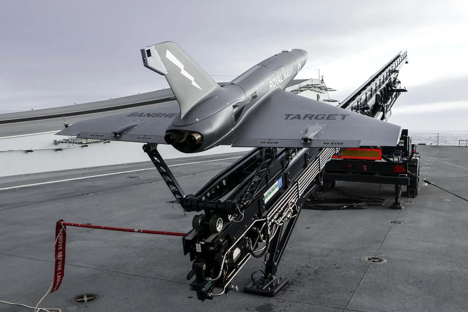 HMS Prince of Wales has launched drones from her flight deck as the Royal Navy begins exploring the use of crewless technology on the Queen Elizabeth-class aircraft carriers