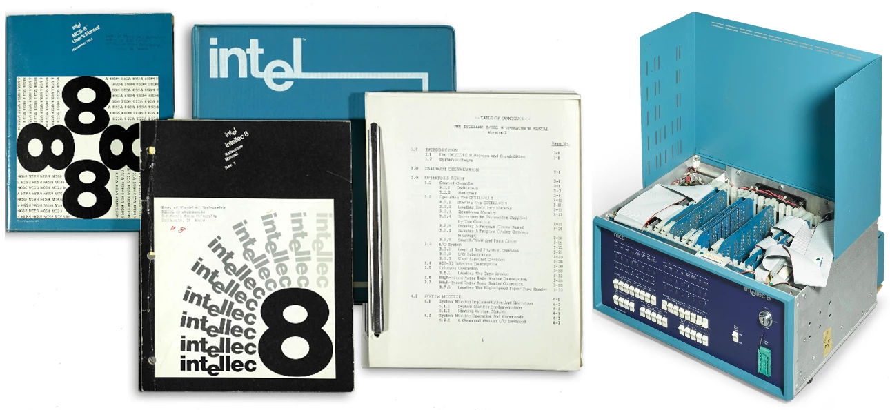 The Intellec-8 was one of the very first personal computers, produced in very limited numbers by Intel to demonstrate the capabilities of the company's first microchips, and as a development platform for other personal computers. Intel left the PC business shortly thereafter, and famously went on to dominate the microprocessor industry, but this machine from the first year of manufacture would have sold for $2,395 when new.