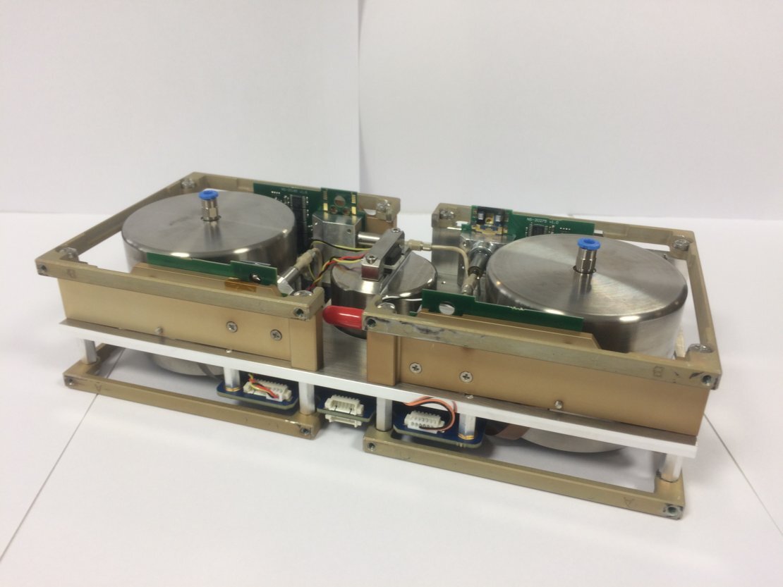 Image of the butane cold-gas thruster system,