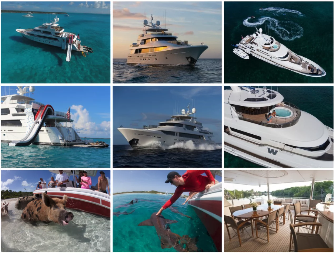 MacNeil's 40m (130') motor yacht W is the height of luxury, but remarkably, it cost less than half the price of his most valuable car. You can get a good look at what $30 million buys you and put the $70 million plus GTO in perspective with a visit to the yacht's web site, where it is available for charter.