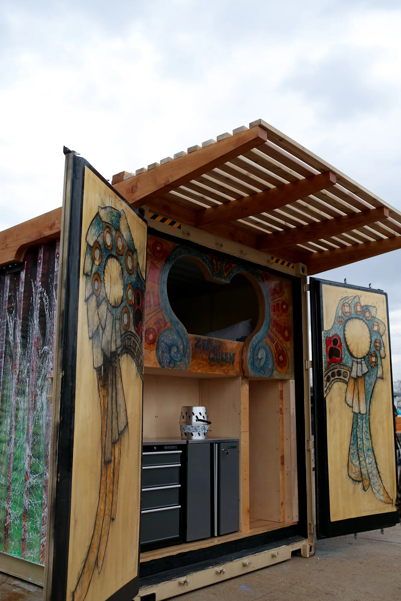 The home is built from one shipping container and comprises 15 sq m (160 sq ft) of floorspace (Photo: Rhino Cubed)