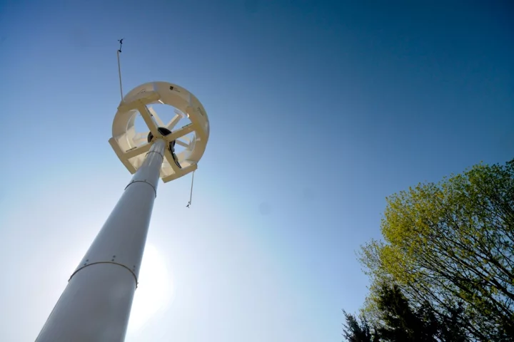 The turbine is particularly well-suited to the gusting winds of inner cities