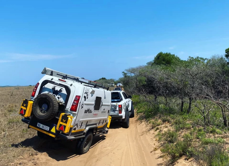 Heading into the bush