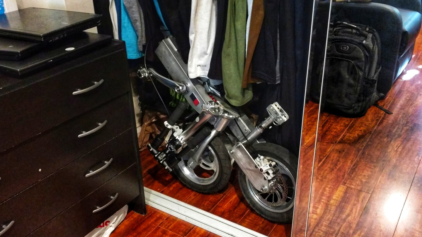 The Speed Bent, all folded up
