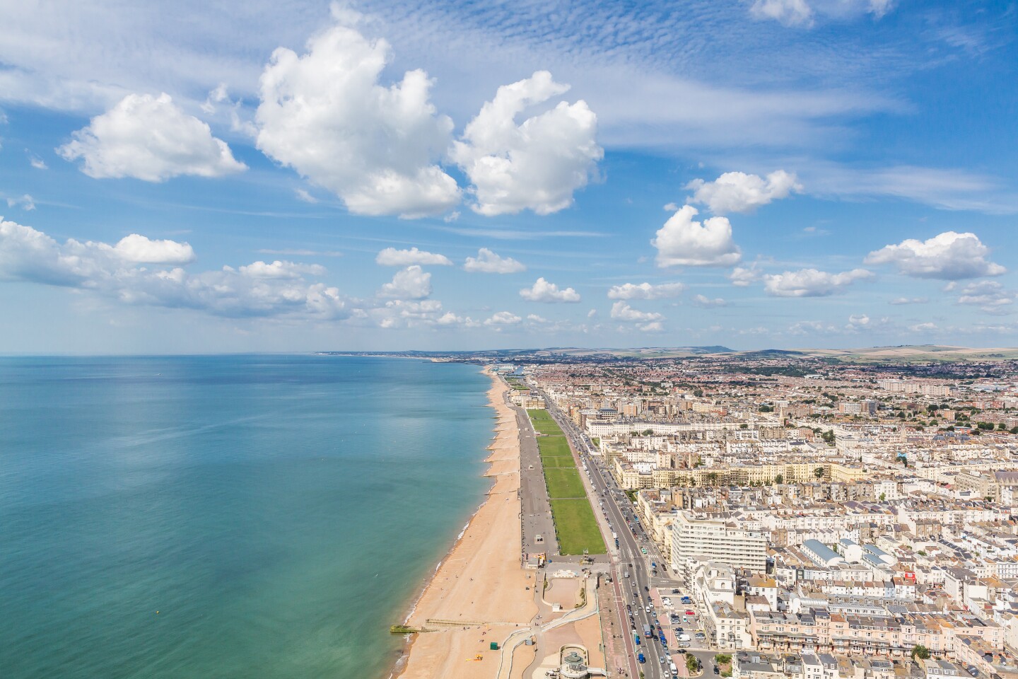 Looking toward the east from the i360's pod