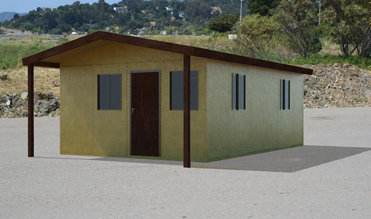 Being essentially a kit that fits inside a shipping container, once delivered to the disaster zone, QuickHab can be put together in mere hours to provide a temporary home for two people