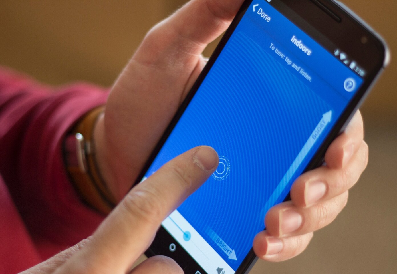 Adjusting audio settings with the Soundhawk app