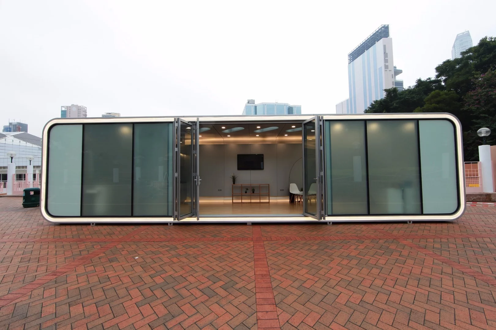 The Alpod's glazed windows and skylights can allow in plentiful natural light and air