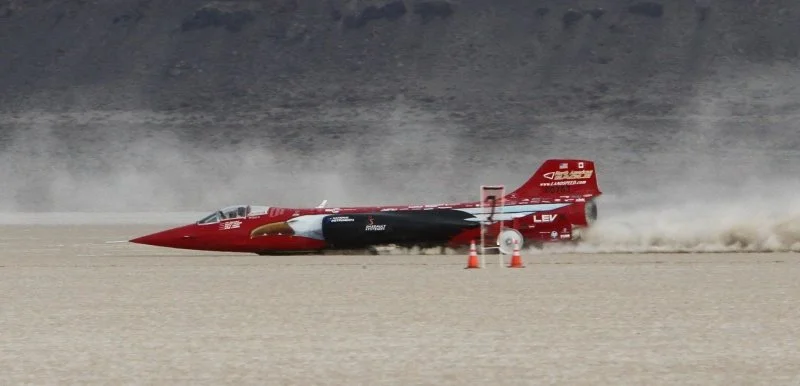 Comb's plans on chasing the current 512 mph (824 km/h) female speed record (3-wheels) as soon as possible