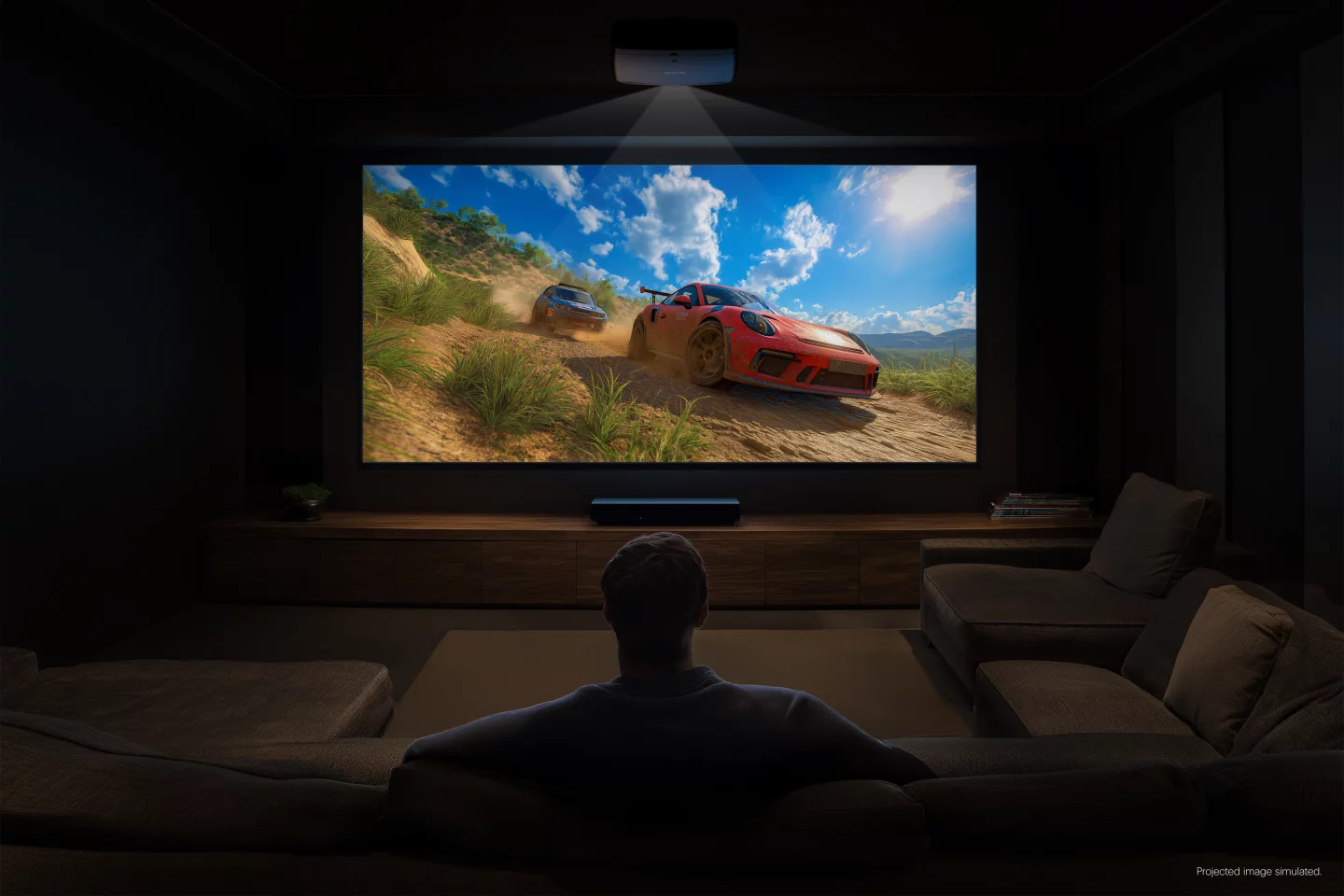 The Pro Cinema LS9000's light source puts out "2,200 lumens of color (IDMS Rated) and 2,200 lumens of white brightness (ISO Rated)"