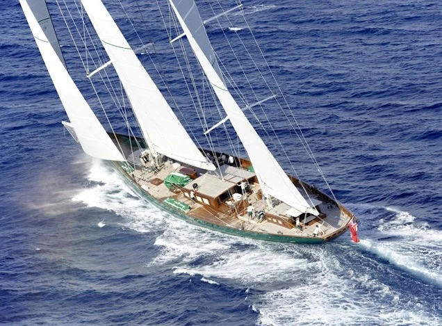 SAILING YACHT IN 40M+ SIZE RANGE winner Hetairos