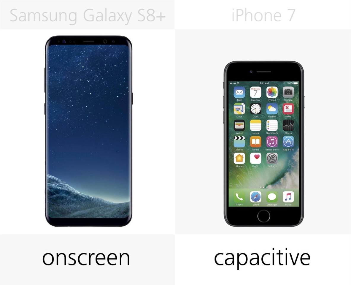 samsung galaxy s8 vs iphone 7