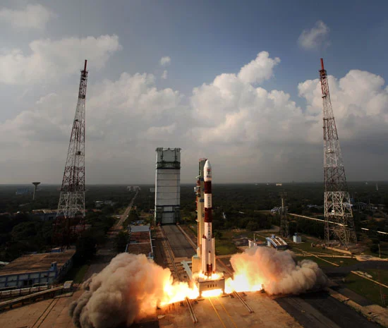 The launch was from the Satish Dhawan Space Centre (SHAR)
