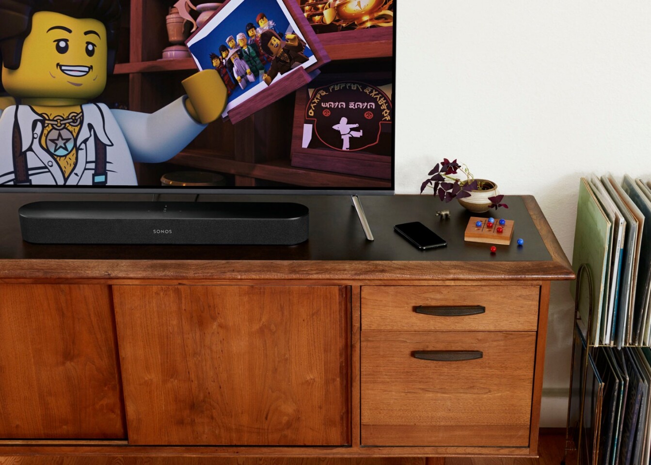 If you've got an HDMI ARC-compatible TV, the Sonos Beam lets you control your set with your voice