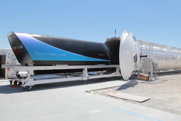 Phase 2 of testing has seen the XP-1 put through its paces at Hyperloop One's 500-meter (1,600 ft) tube in the Nevada desert