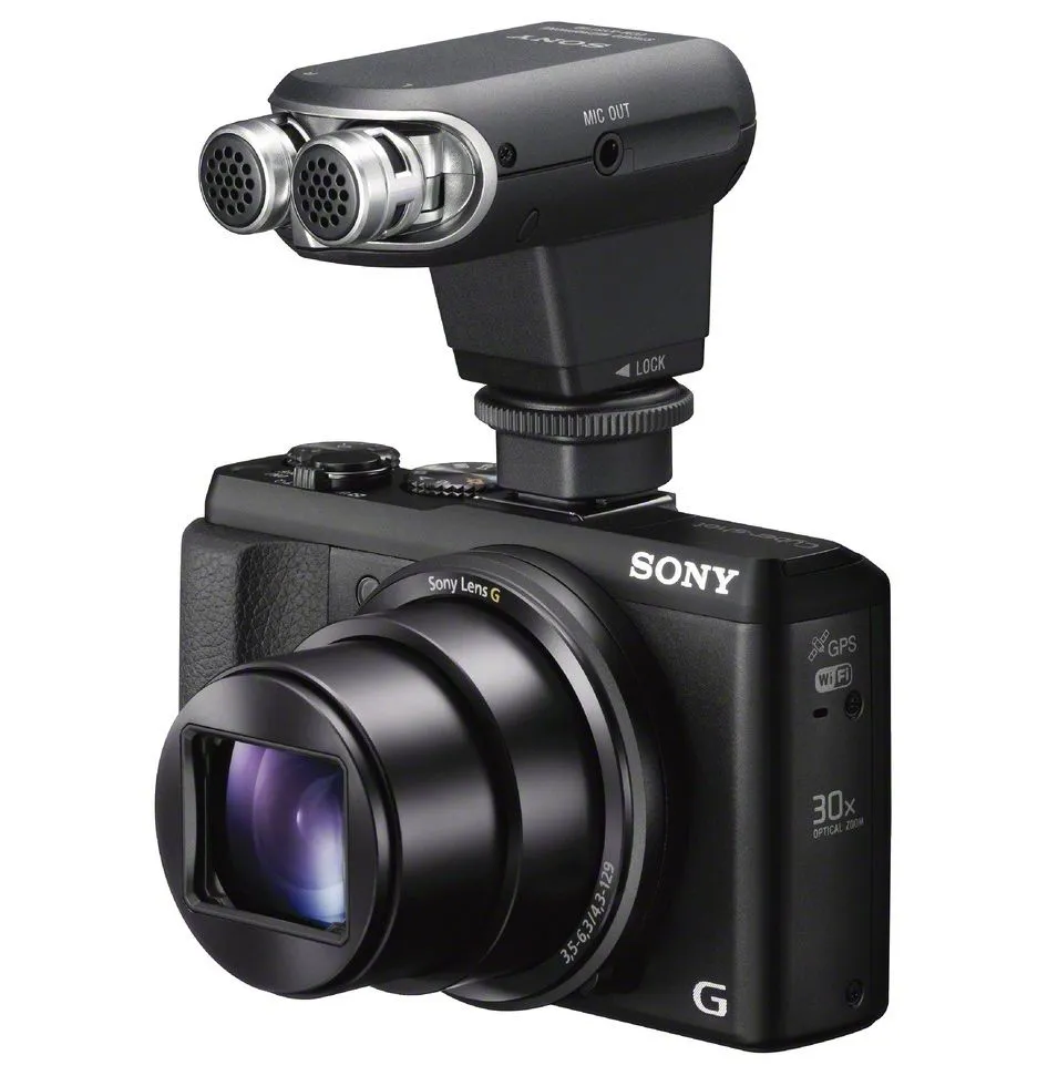 The camera has a hot shoe mount – or Mi Shoe – for connecting accessories like a stereo microphone module