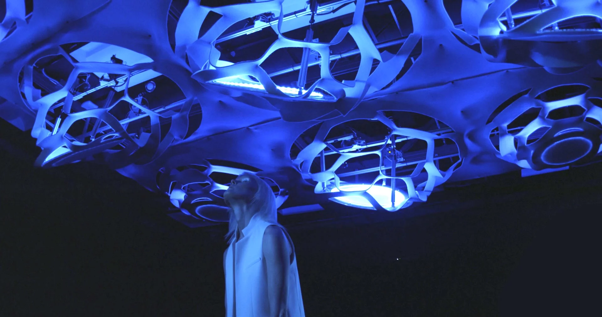 The Aurora ceiling at work