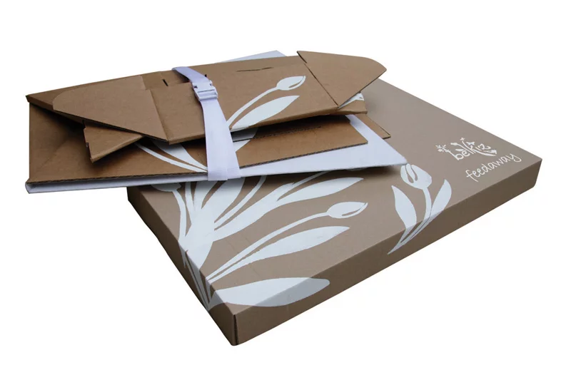 Packaging is kept to a minimum