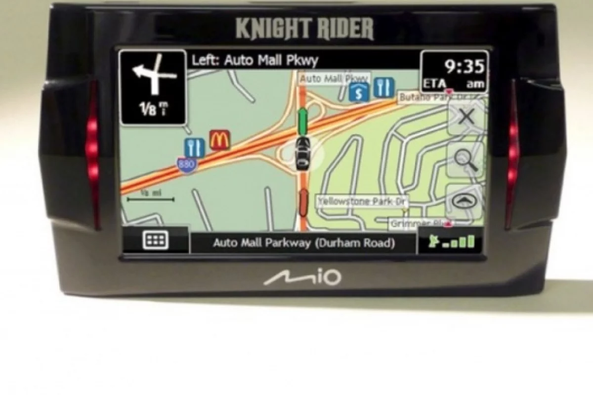 The Knight Rider GPS by Mio.