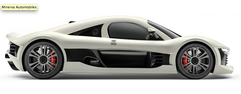 Minerva estimates the top speed at 400 km/h (248 mph)