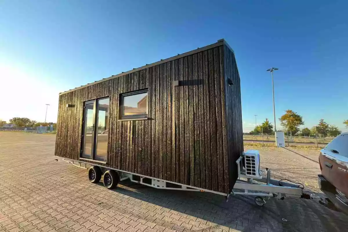 The BTH Single, by Baltic Tiny House, is a compact and affordable tiny house that sleeps two