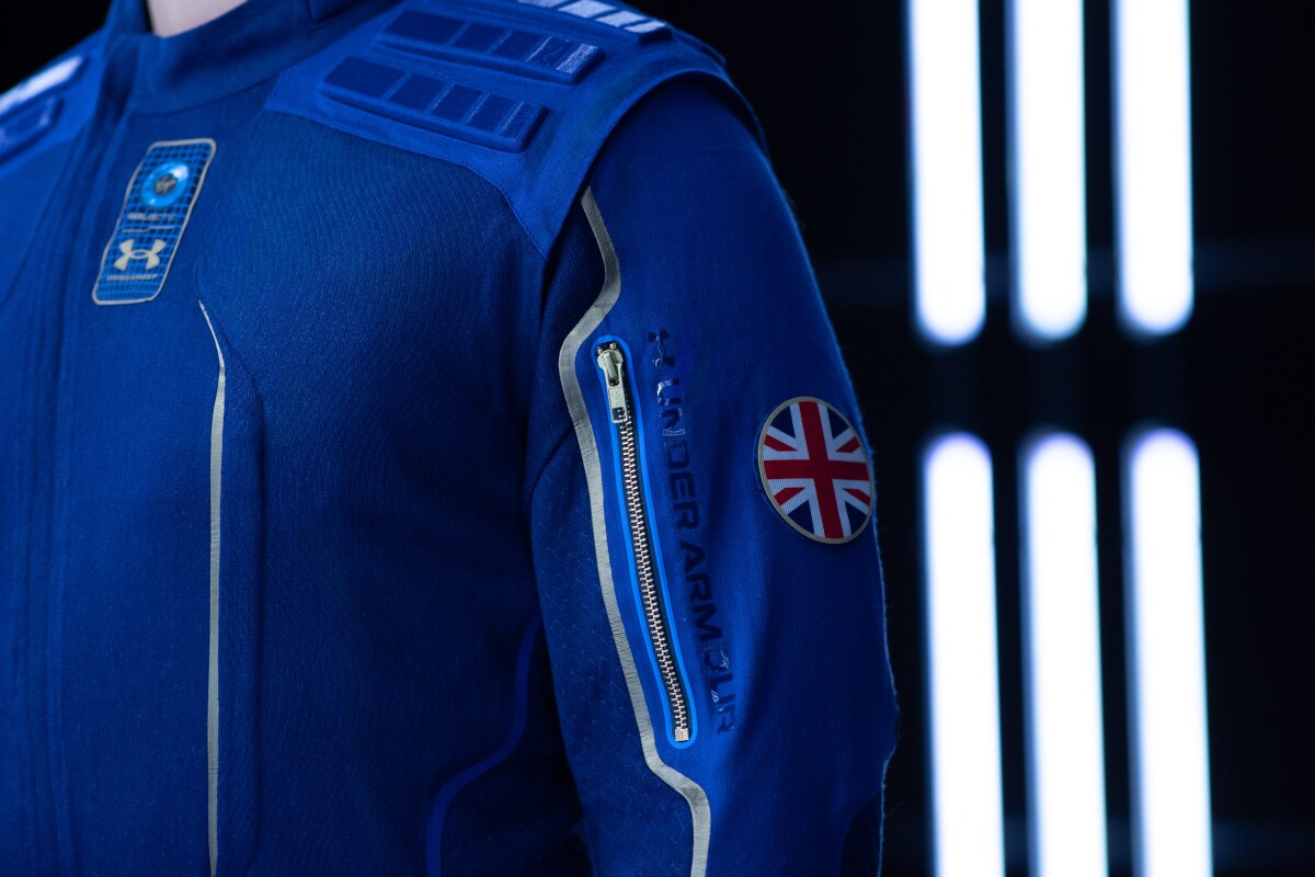 Future astronaut flag badge