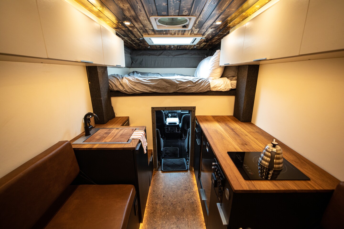 Rossmönster Baja camper truck interior