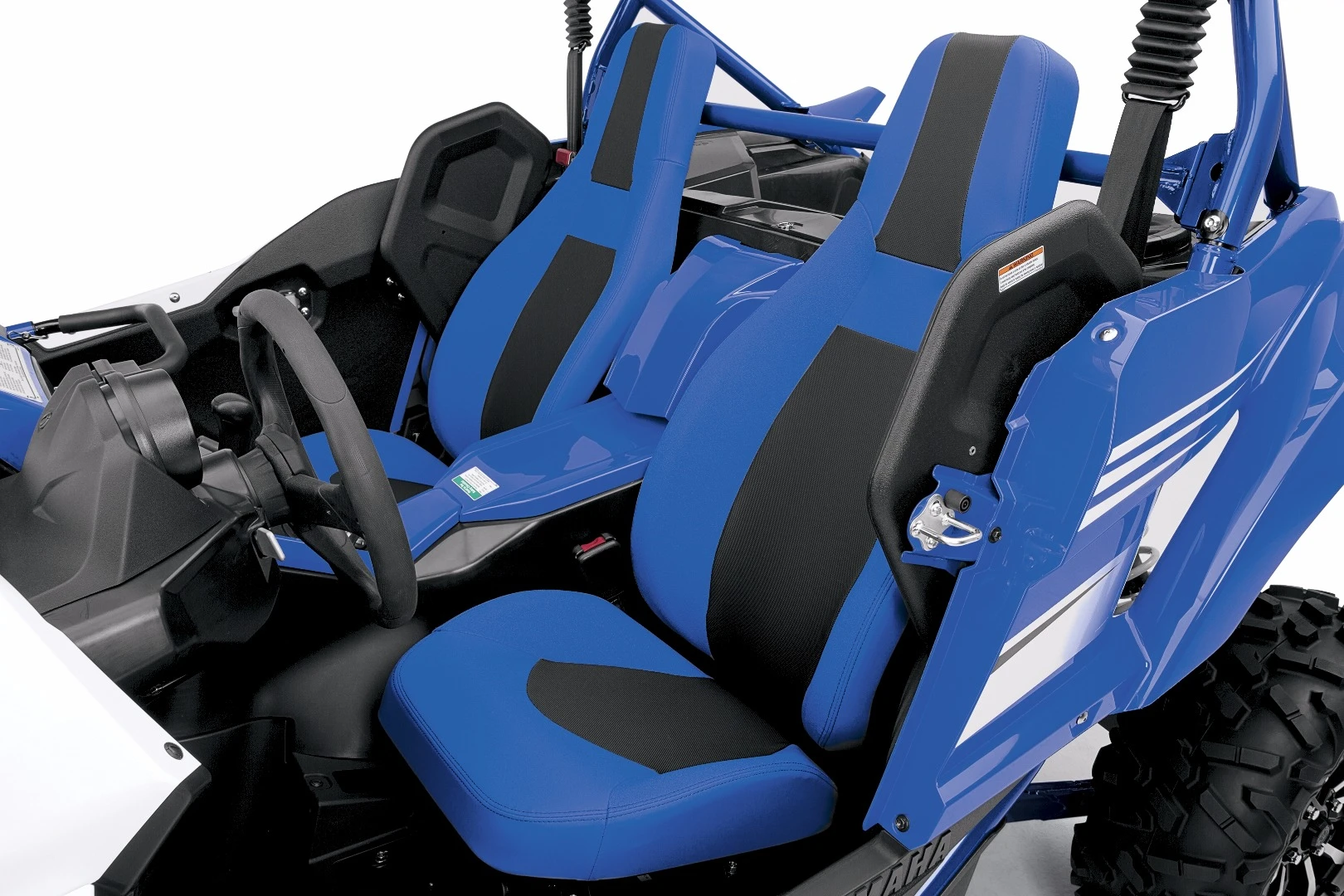 The YXZ1000R's seats can be adjusted in eight positions