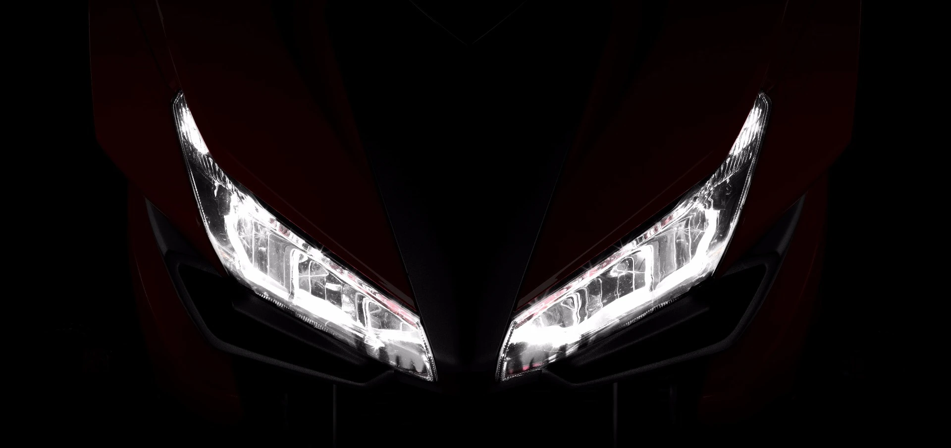 The 2016 Honda CBR500R has been upgraded with twin LED headlights