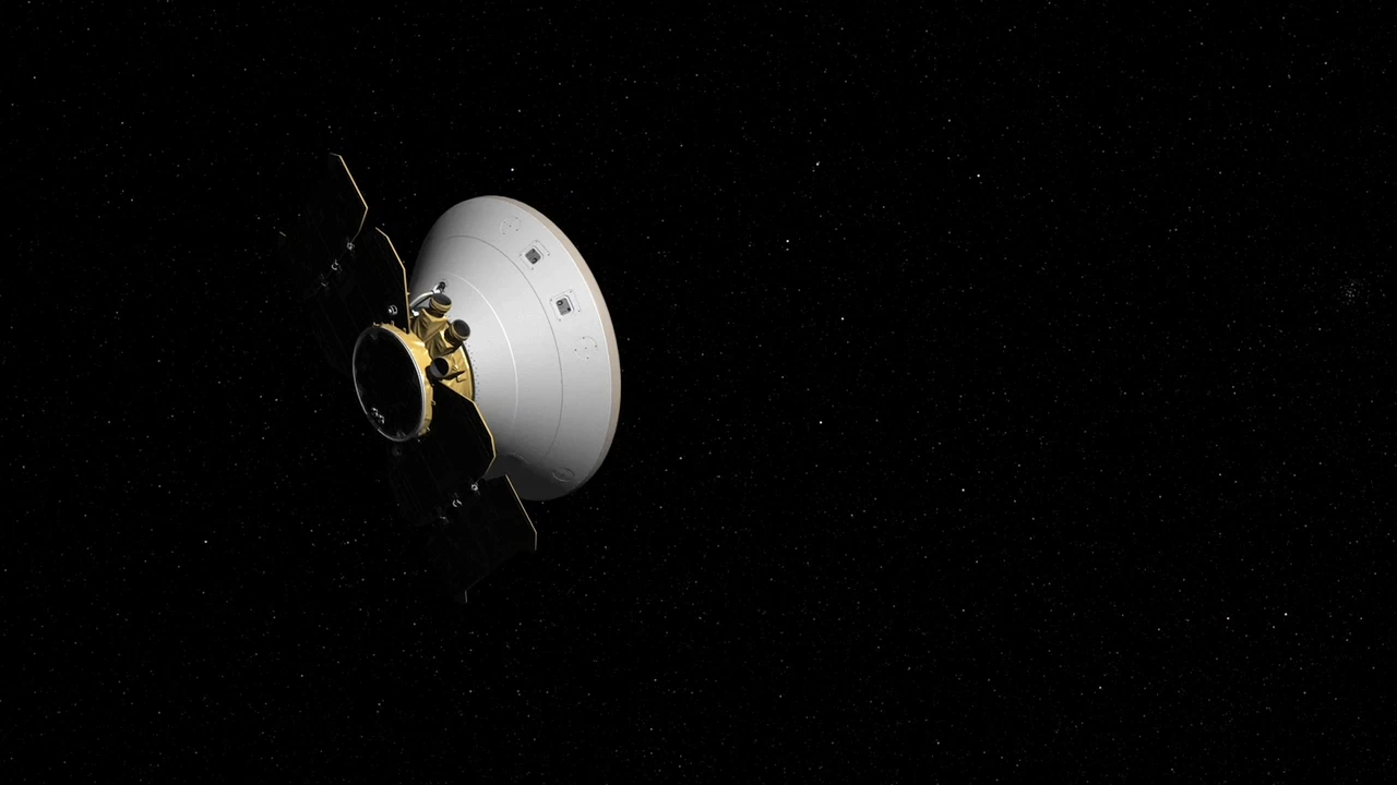 Artist's concept of InSight in cruise mode
