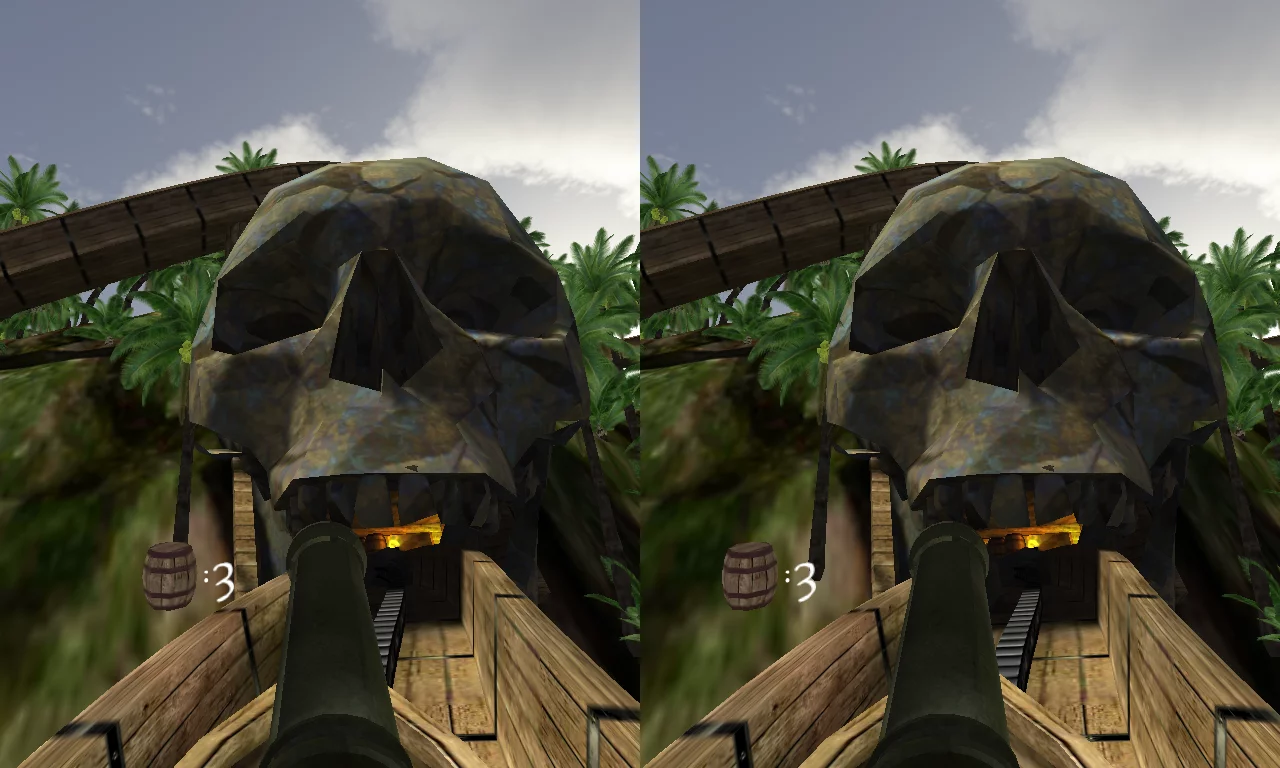 Swivel Gun! VR Log Ride