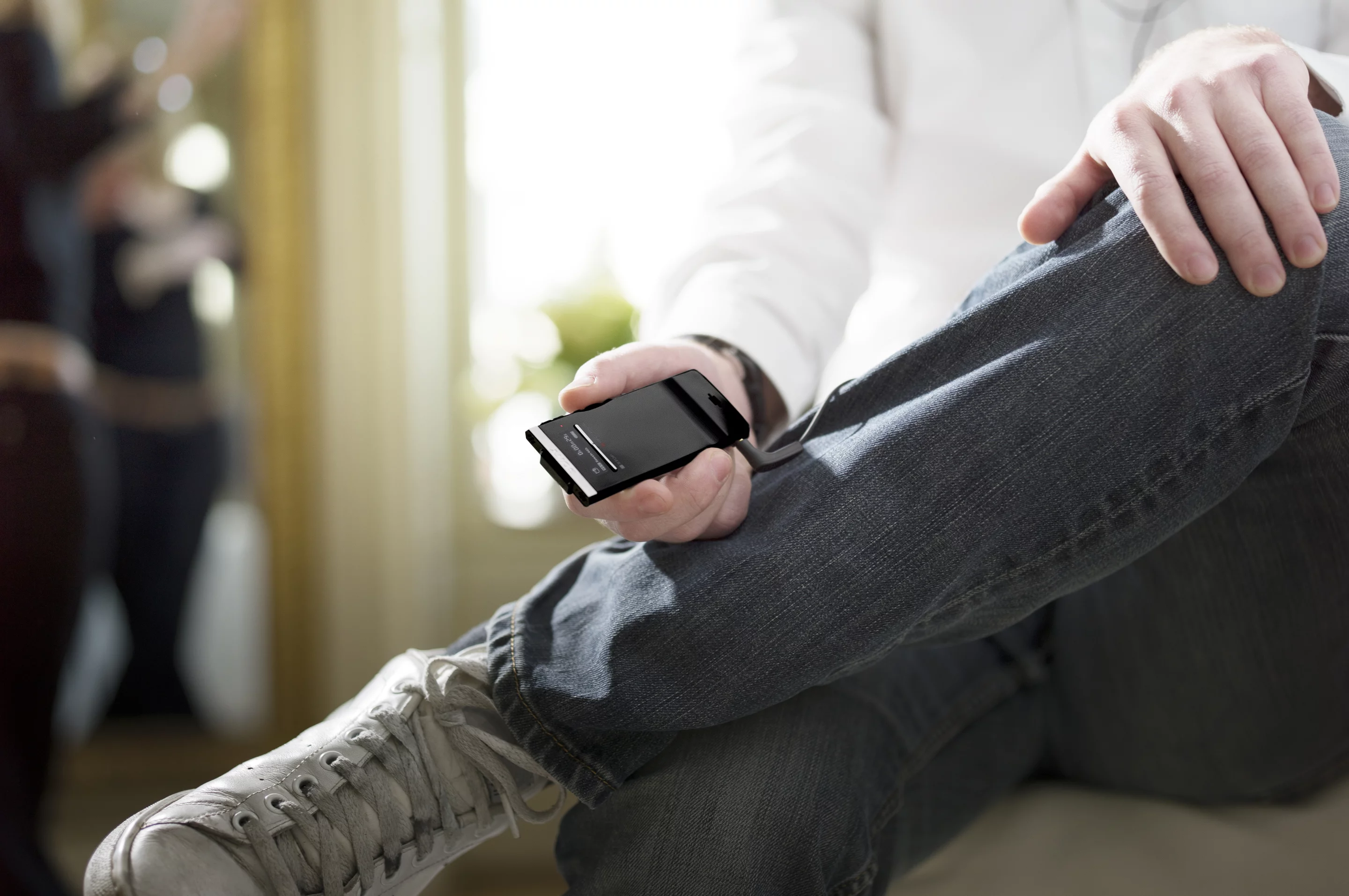 The Sony ICD-TX50: ideal for interviewing one's own feet