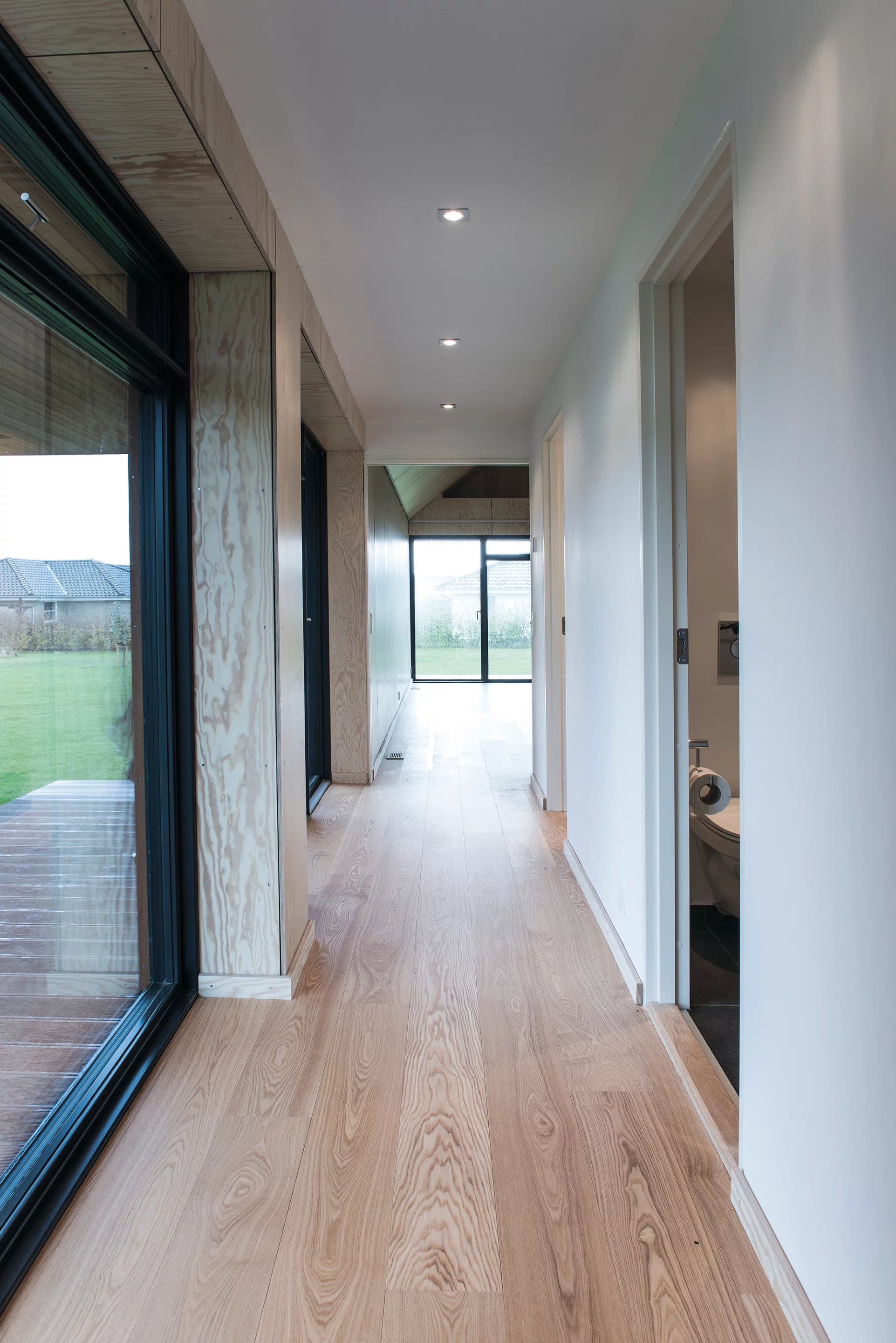 The Maintenance Free House sports a simple, open layout inside (Photo: Jesper Ray)