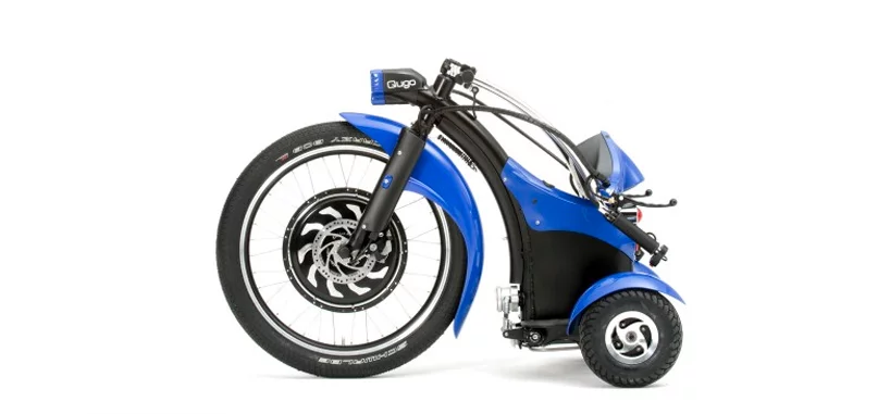 The handle bar can fold down in order to save space for storage or easy transportability