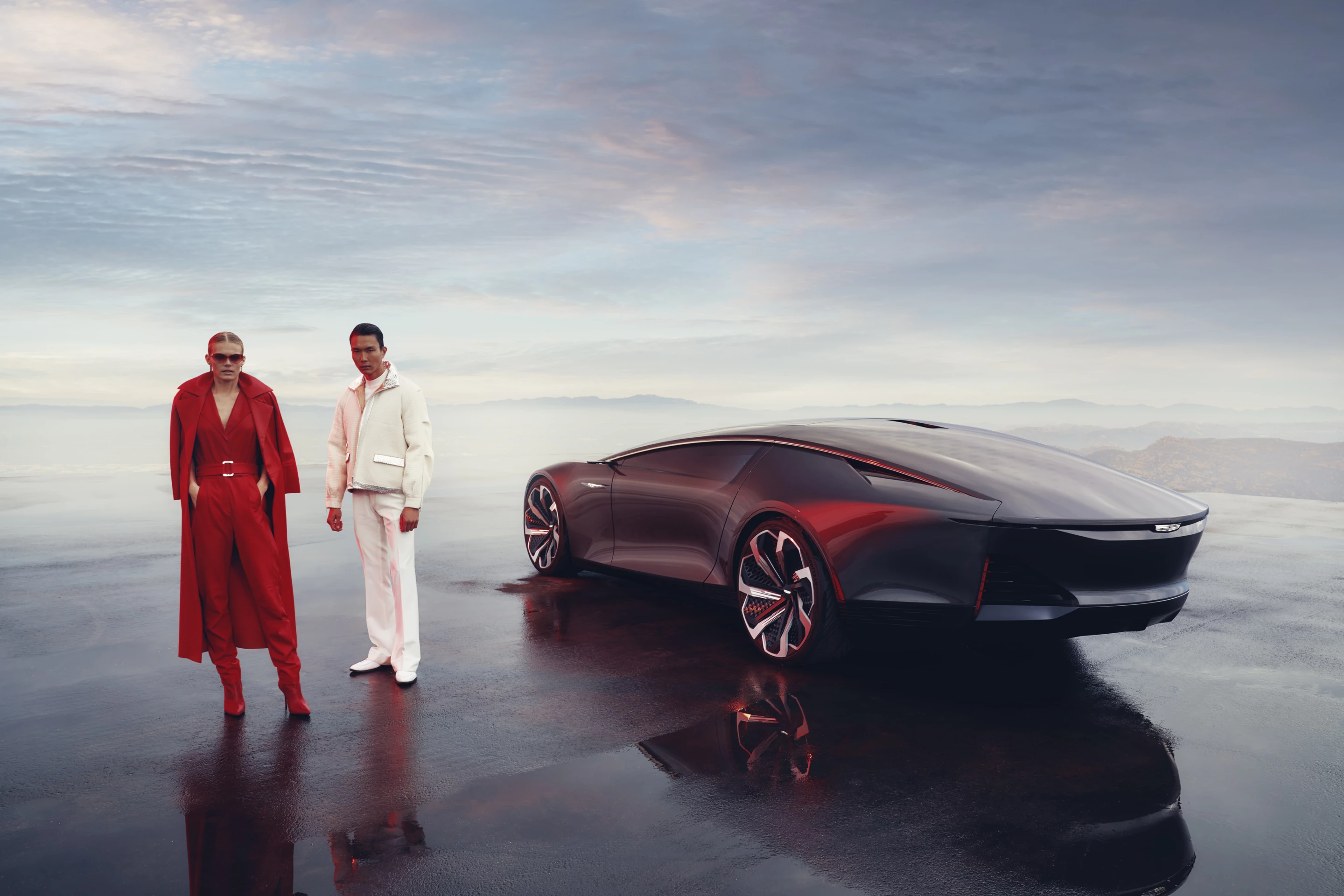 The InnerSpace is a low, sporty concept car with room for two