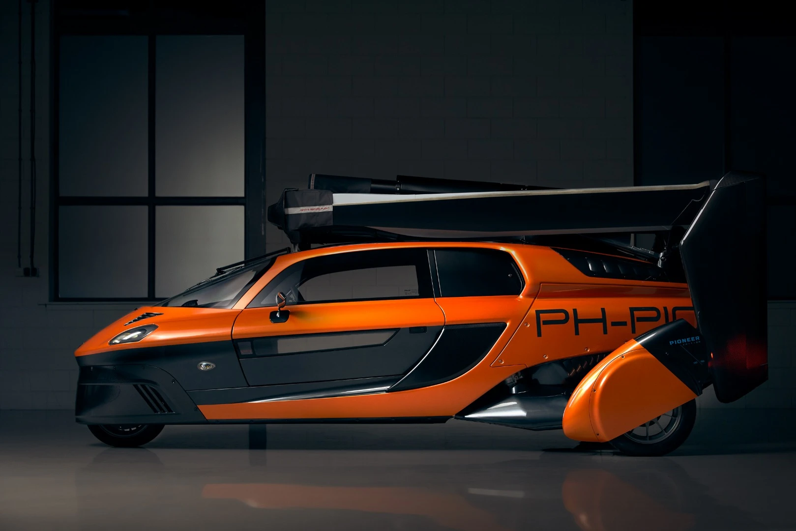 With at least 330 m (1,000 ft) of runway, the Pal-V flying car can lift off into the skies