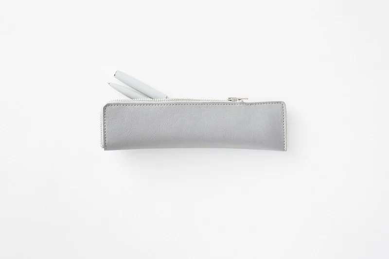 The pencil case peels back to open