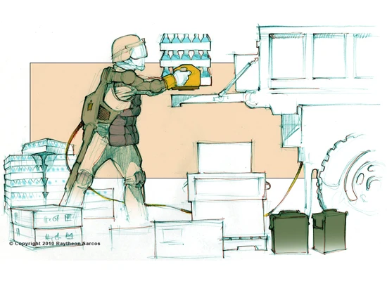 Artist's impression of the XOS 2 in use