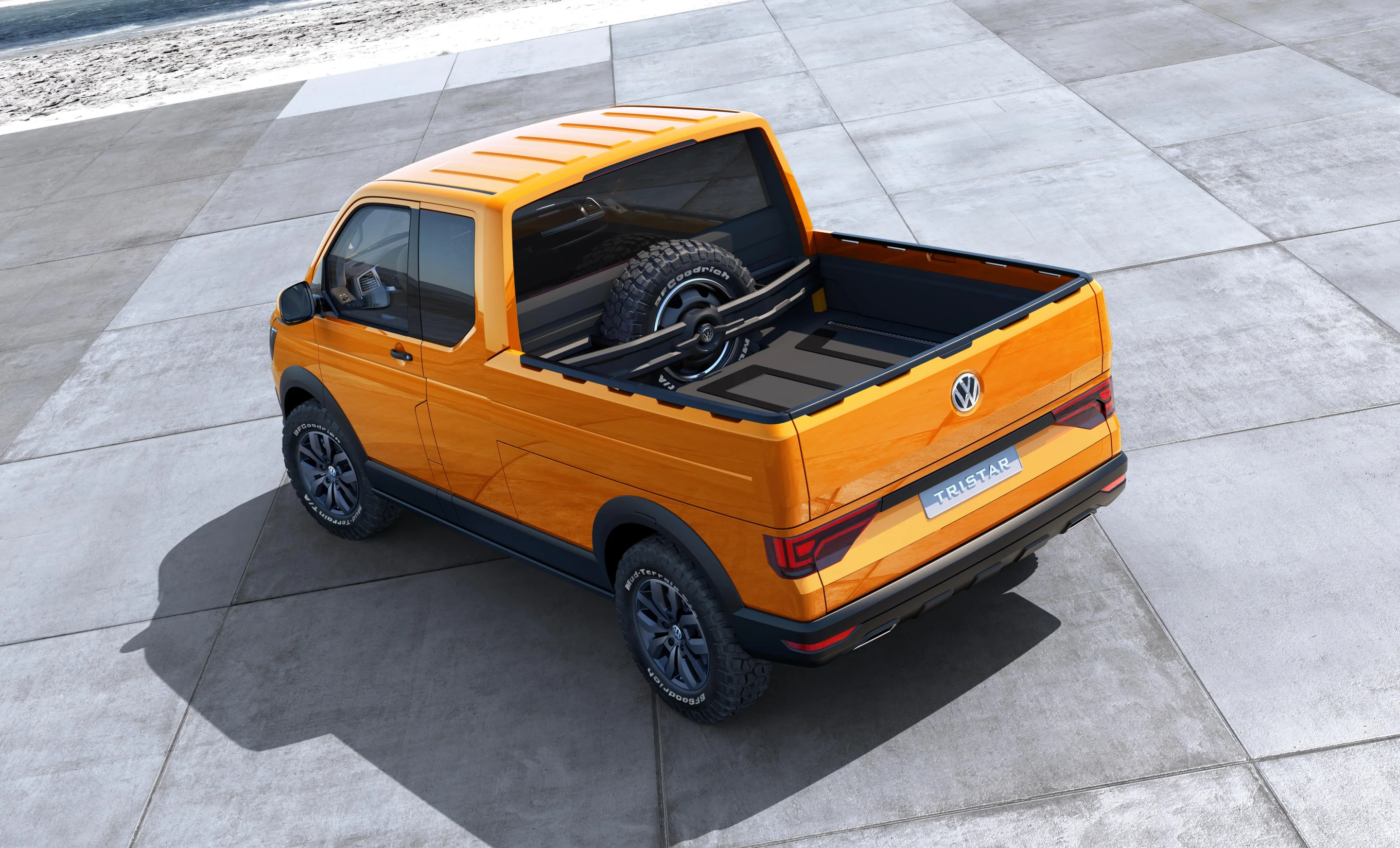 Volkswagen presents the Transporter-based TRISTAR pickup truck
