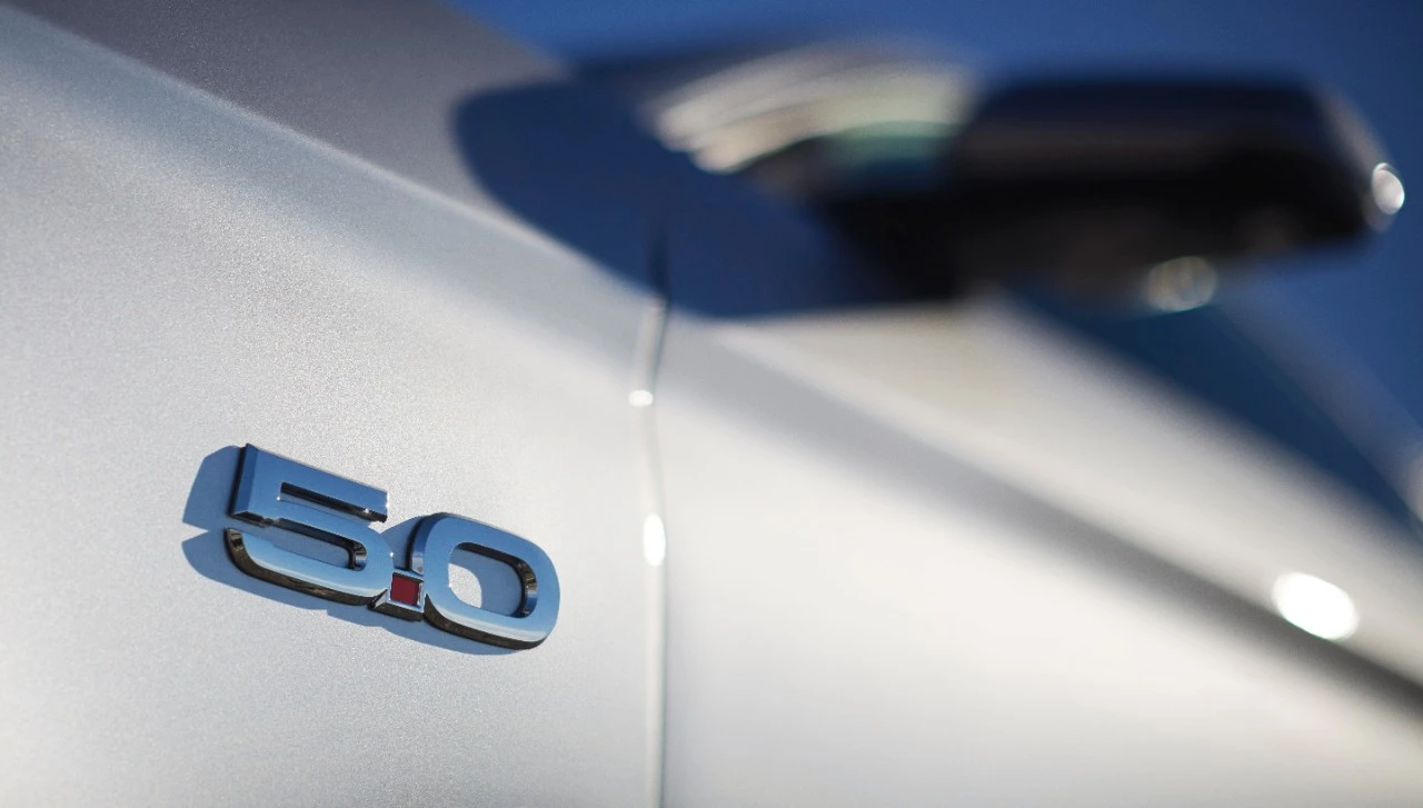 The 5.0-liter V8 remains an option