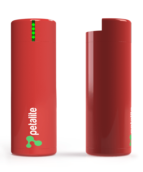The Petalite also features four LED lights to gauge the level of charge