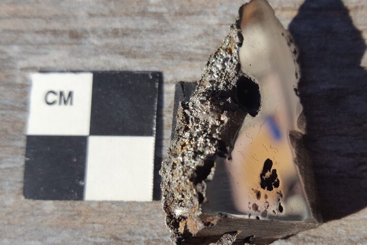 At least two new minerals have been discovered in samples from a huge meteorite found in Somalia