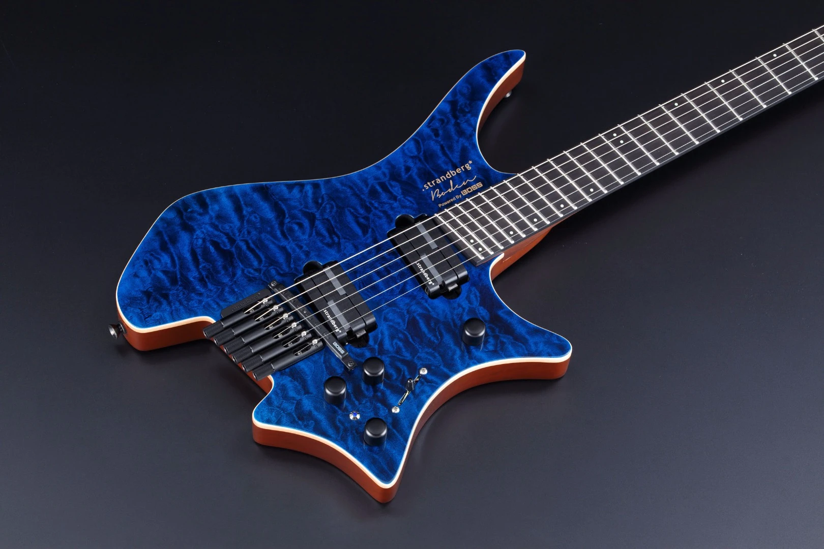 The V-BDN VG-Strandberg guitar can rock guitar, bass and synth sounds, as well as drop tunings
