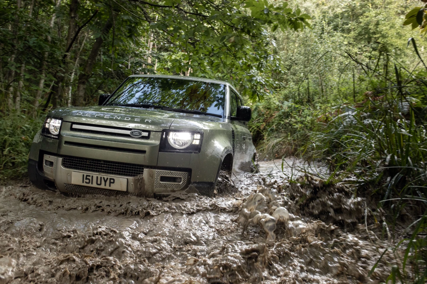 Getting filthy with the all-new Land Rover Defender 400e