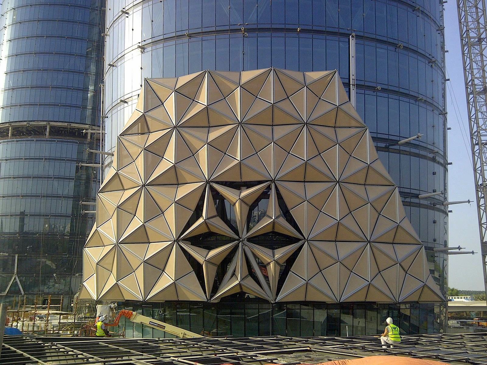 Al Bahar Towers facade detail