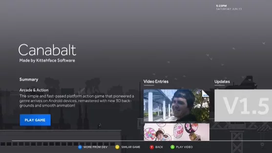 Catabalt: an existing indie game set to be ported over to Ouya