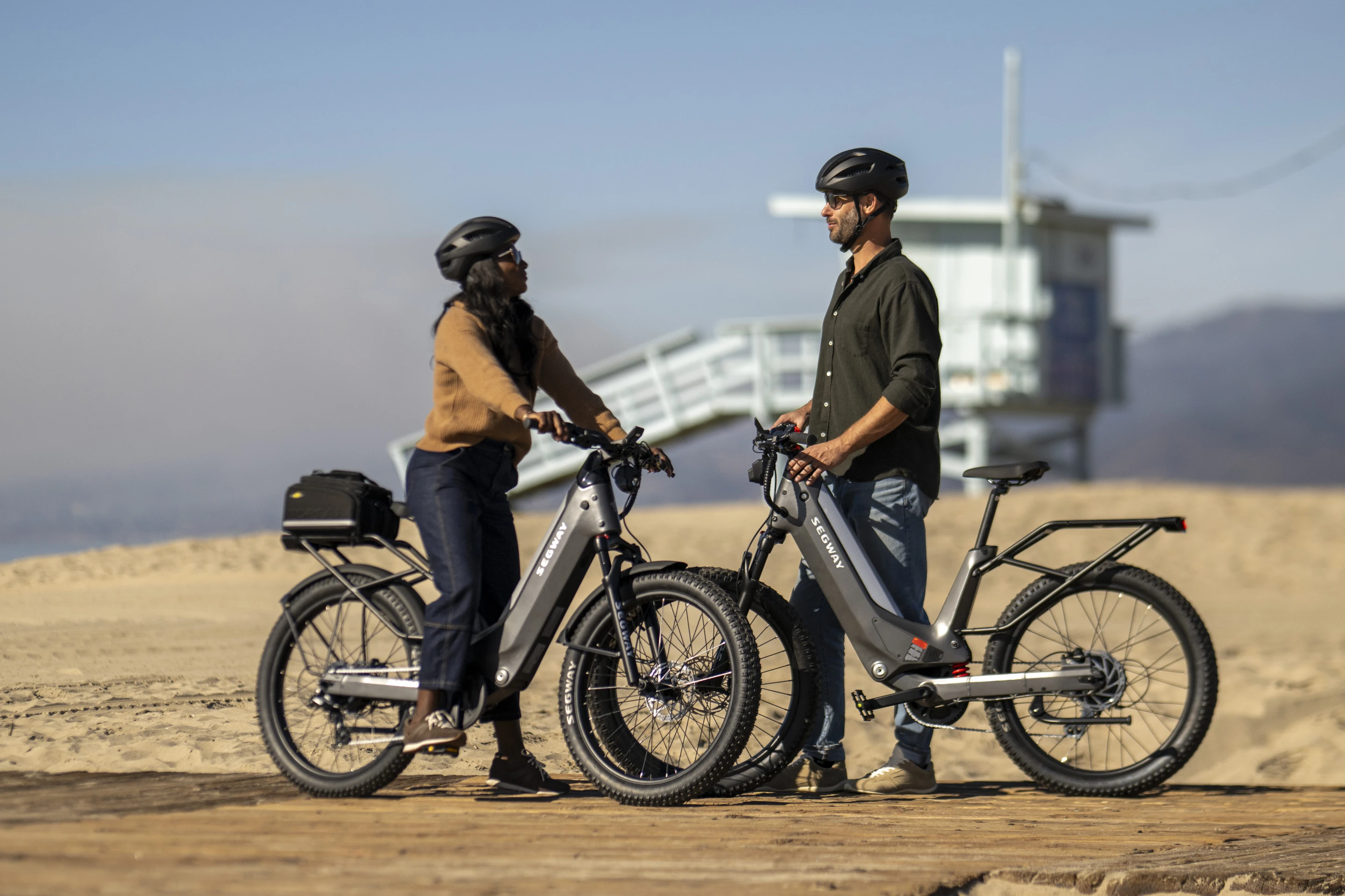 Easy Rider Segway Segway's first ebikes get ready to rumble in the wild