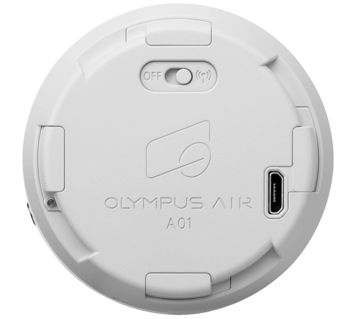 The Olympus Air A01 features a built-in battery which is said to be good for 320 shots on a full charge